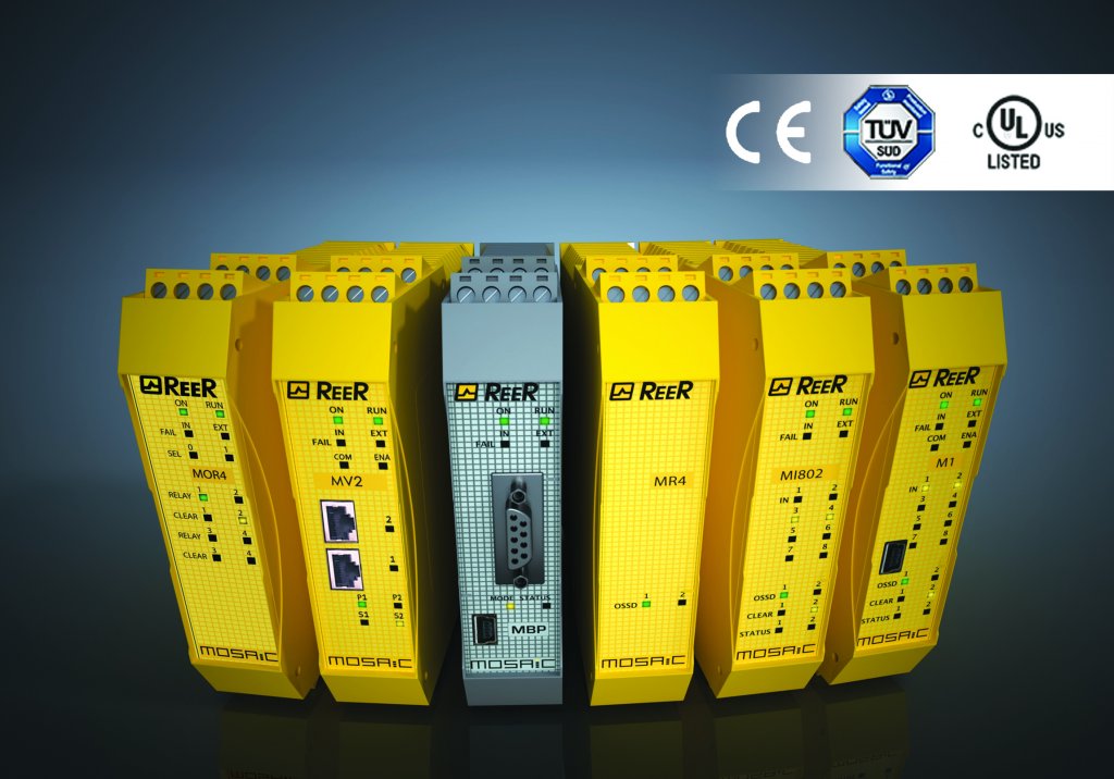 REER安全模組、REER安全PLC、REER安全繼電器